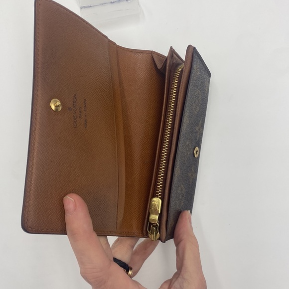 💯 AUTH. Louis Vuitton monogram Porte monnaie tresor wallet - Picture 7 of 16